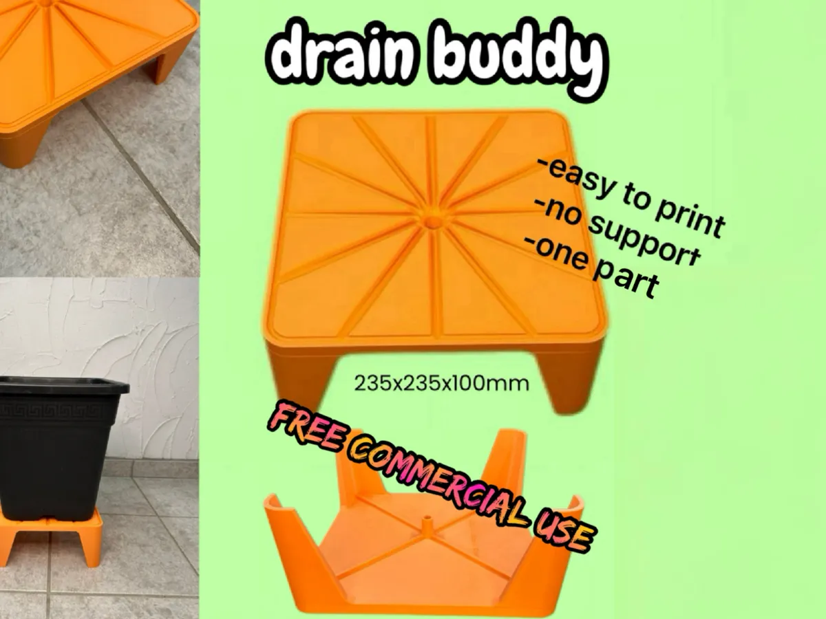 Drain Buddy — soucoupe drainante pour plantes