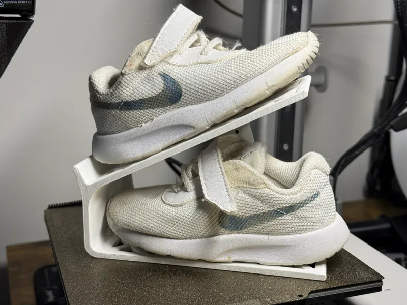 Kids Wall-Mounted Shoe Rack Space-Saving
