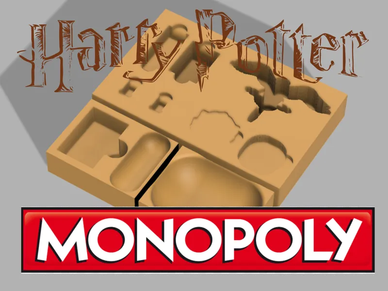 Harry Potter Monopoly organizer