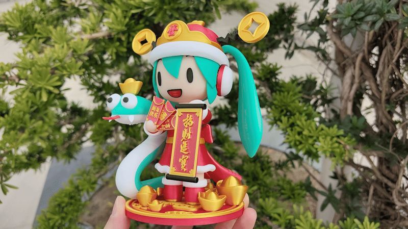 初音未来fufu 蛇年财神