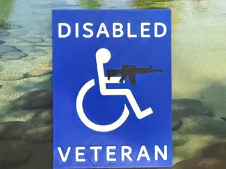Disabled Veteran Placard