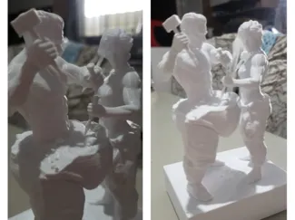TRANSFORMAÇÃO EM CASAL - ESCULTURA