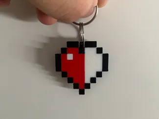 Coração meia vida minecraft
