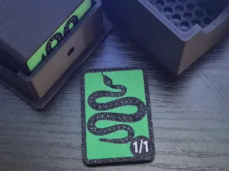 MTG Snake Mini Token