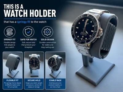 Spring-Fit Watch Holder