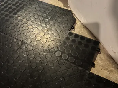 Floor Tile for big floor GarageDeck coin pattern