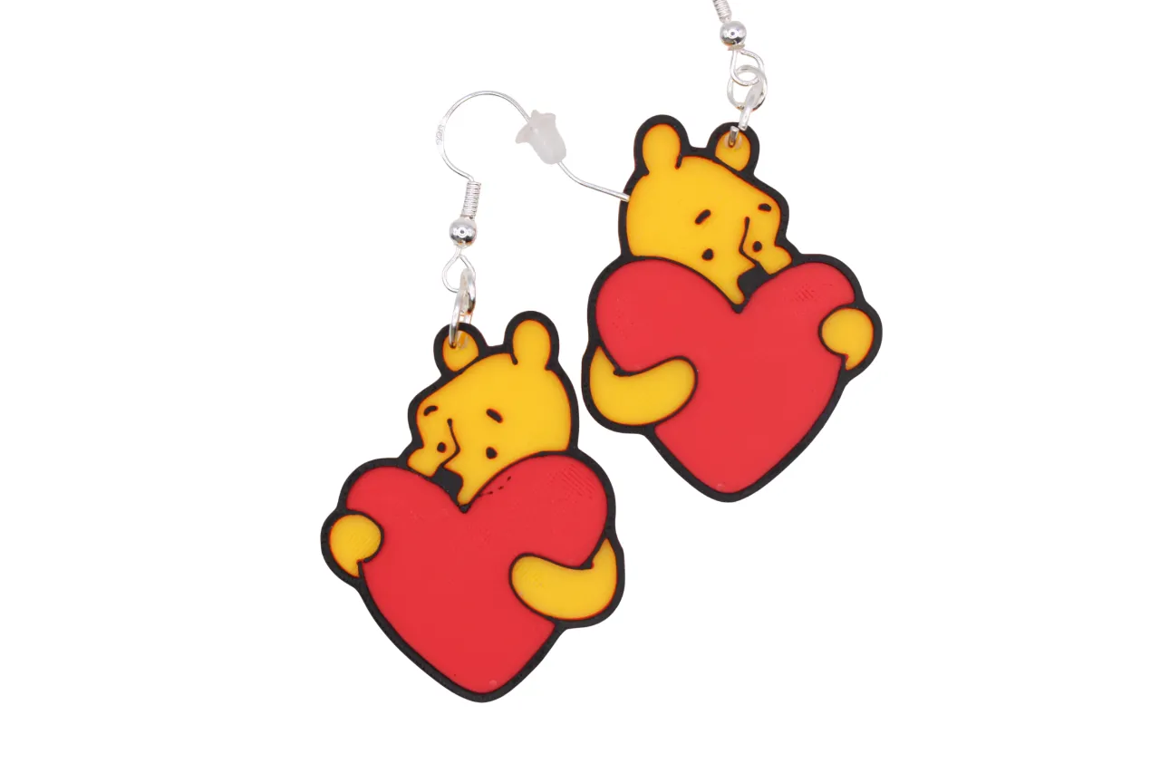 Pooh and Piglet Earrings view 4
