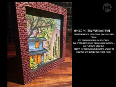 Kumiko Style Painting frame