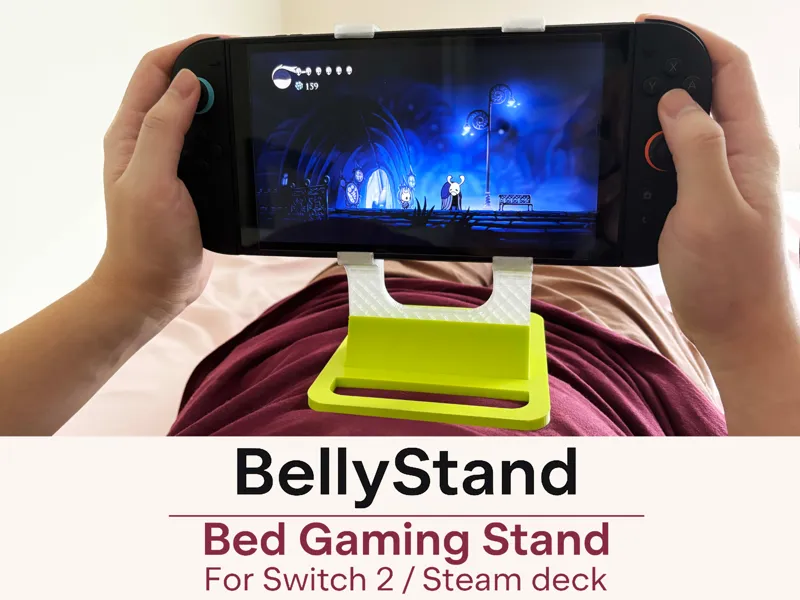Bed Gaming Stand: Nintendo Switch 2 + Steam Deck
