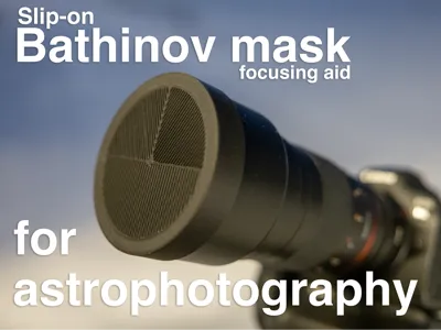 Bahtinov Mask for Astrophotography - Several sizes