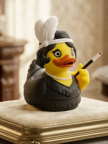 Dije o accesorio de collar: Flapper Duck, Cruise Jeep Duck — vista de referencia 2
