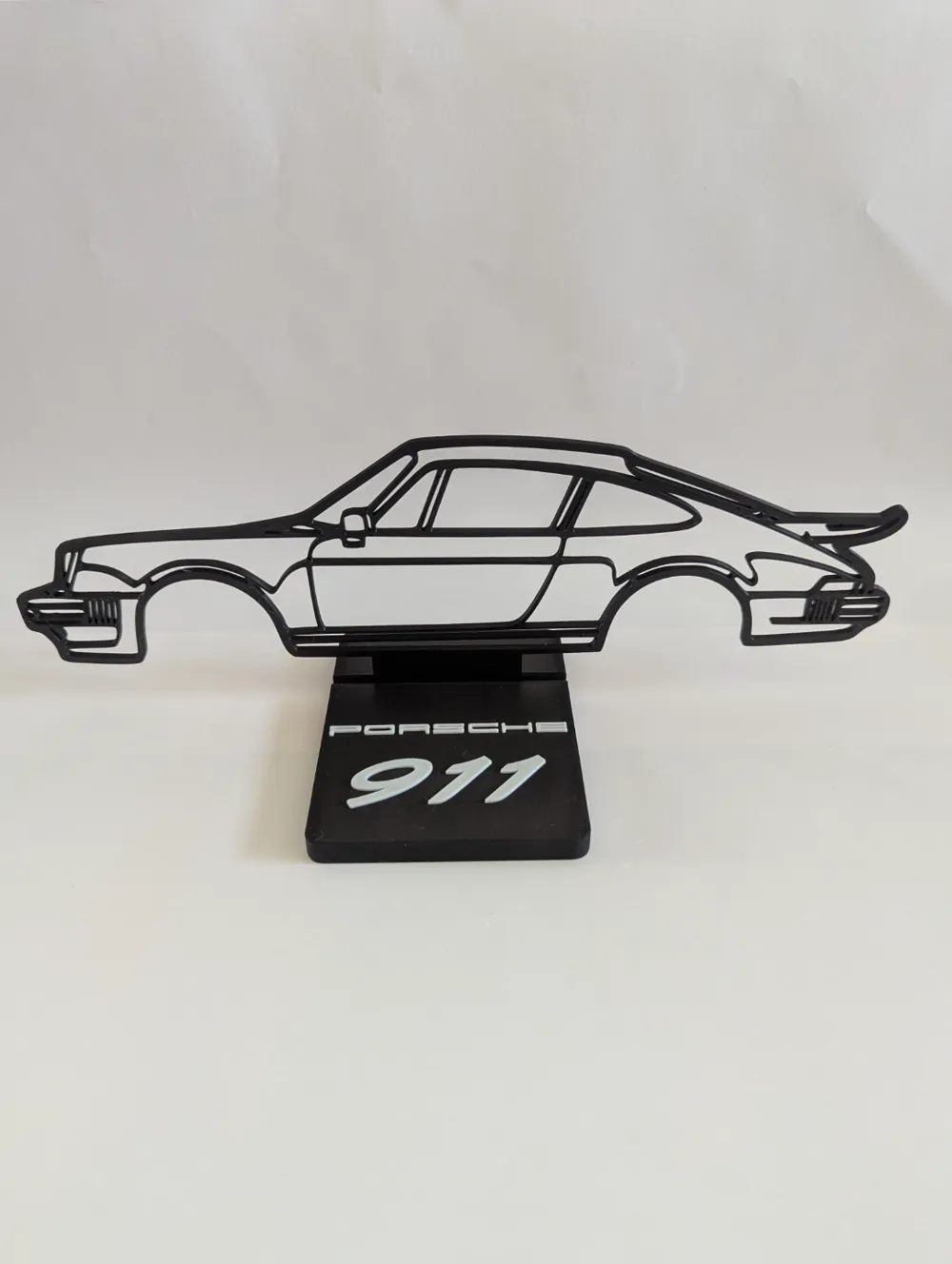 Porsche 911 TURBO silhouette - Free 3D Print Model - MakerWorld