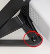 with hole to srew mount to desk