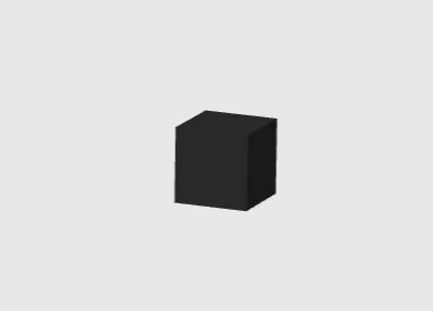 Simple Cube 10 x 10 mm (volume 1000mm3)
