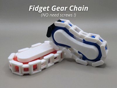Fidget Gear Chain