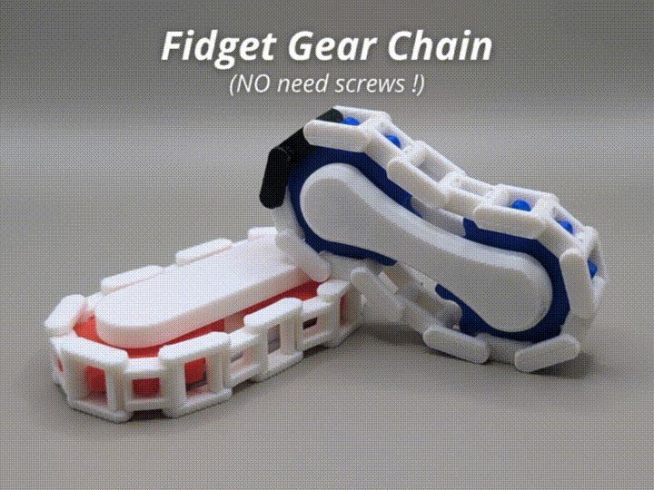 Fidget Gear Chain