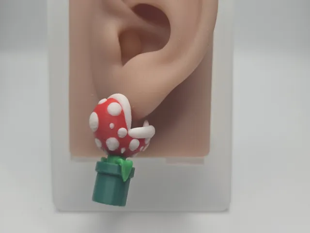 Piranha Plant Chomper Earrings