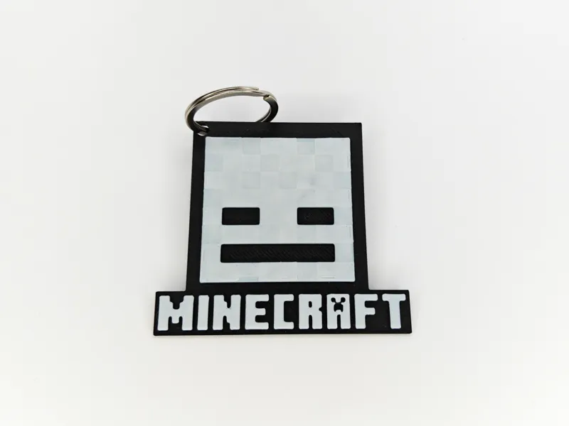 Skeleton Flat Keychain