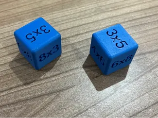 Math Practice Dice – Multiply