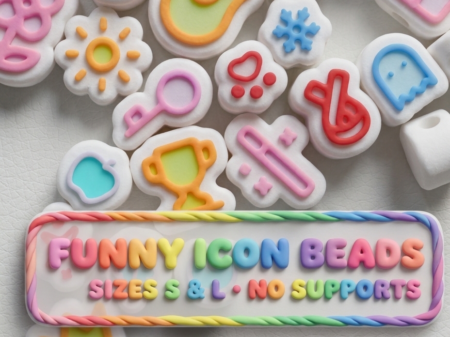 Funny Beads for Hoodies & Bracelets - 1