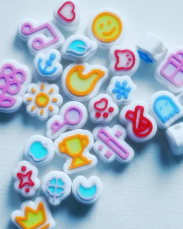 Letrero o emblema decorativo: Funny Beads for Hoodies & Bracelets — vista de referencia 4