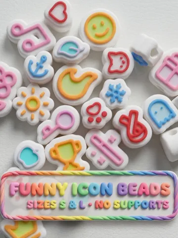 Letrero o emblema decorativo: Funny Beads for Hoodies & Bracelets — vista de referencia 2