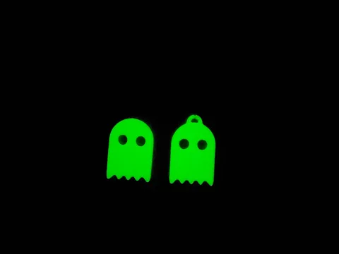 Halloween KEYCHAIN/ Earring Ghost