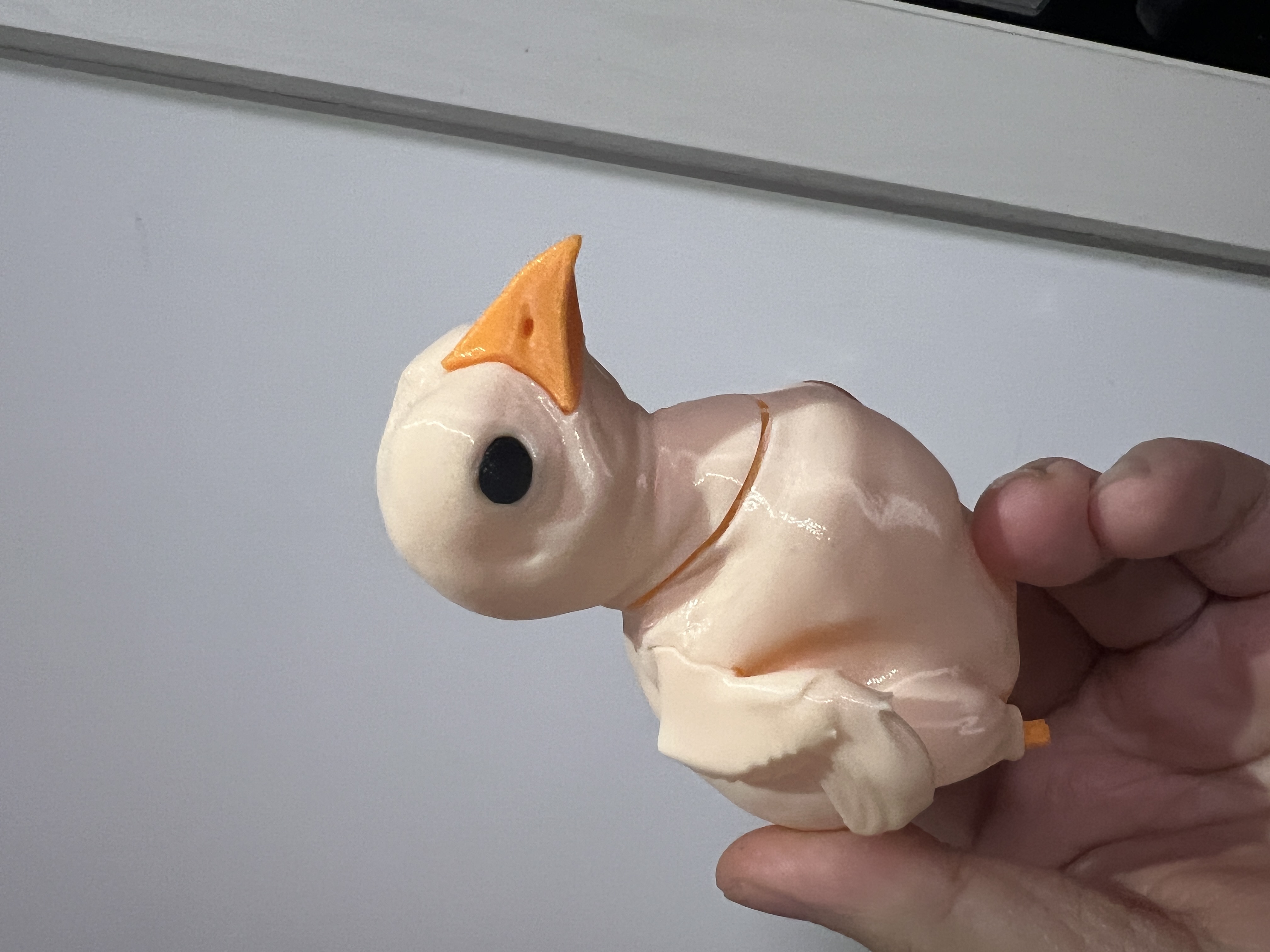Miniatura 2 do modelo 3D TPU毛绒小鸡