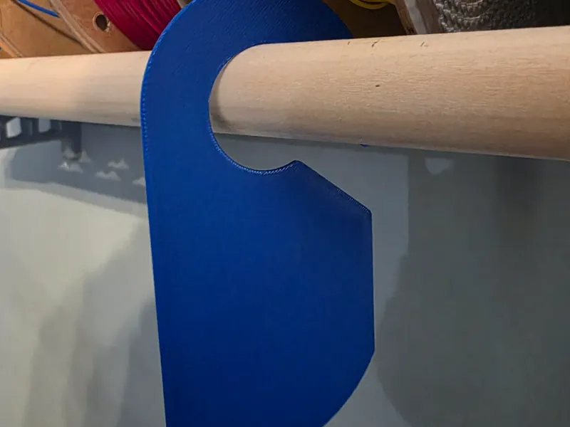 Blank Clothes Hanger Marker