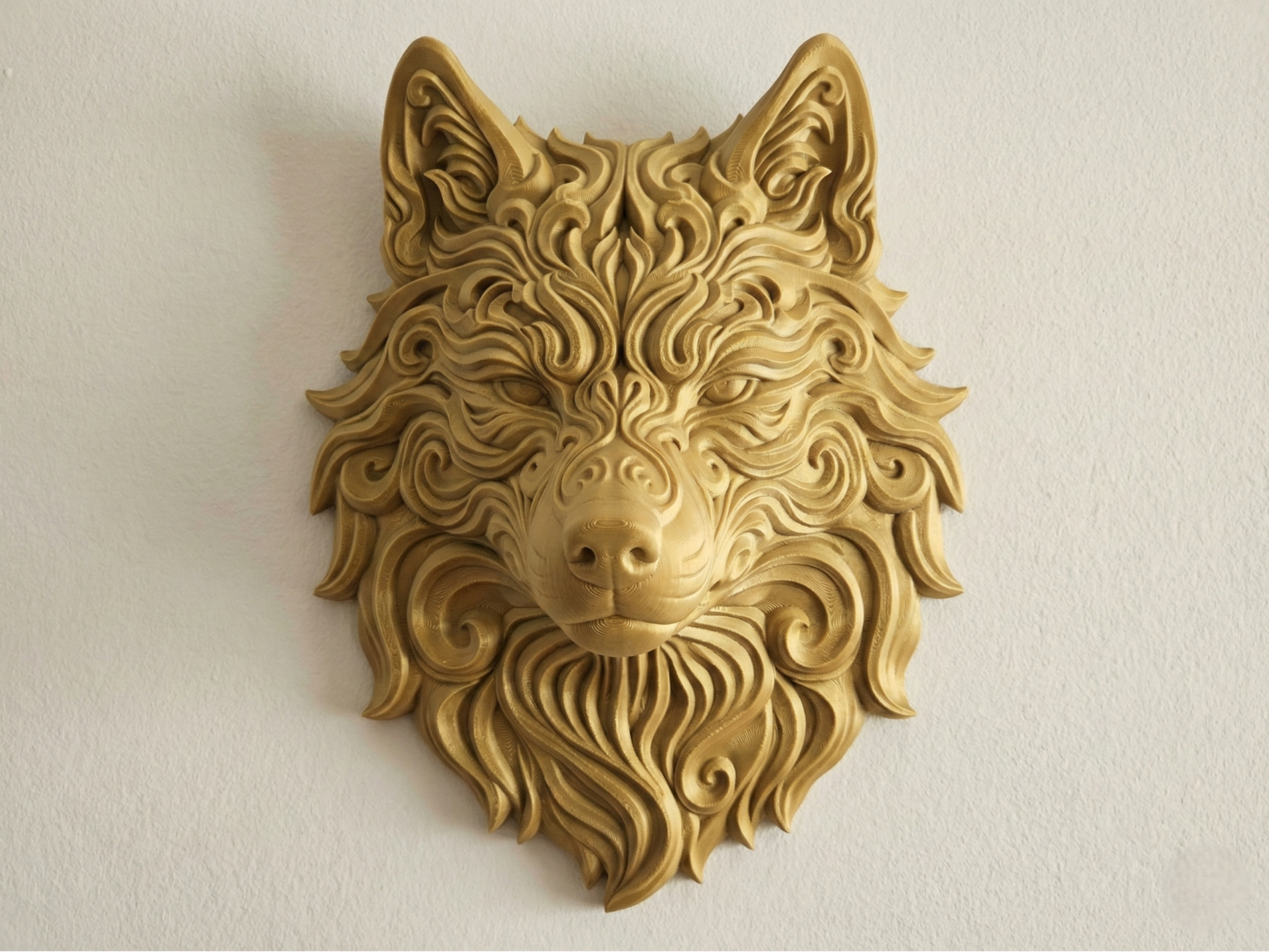 Arte vida salvaje, Lobo, arte pared