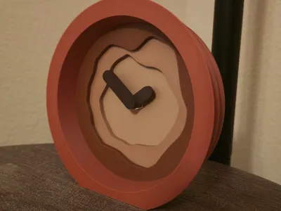 Terracotta Desk Clock