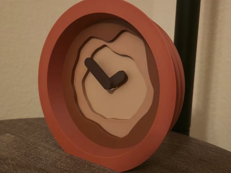 Terracotta Desk Clock