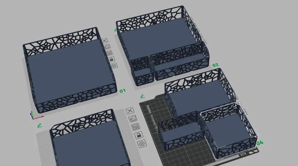 Gridfinity Bins With Design by user_3028130014 - MakerWorld