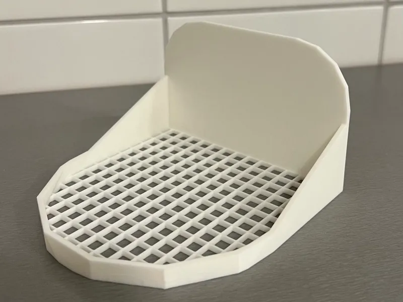 Toilet Brush Holder (no screws and supports)