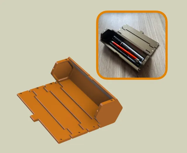 Hexagonal magnetic pencil case (print-in-place)