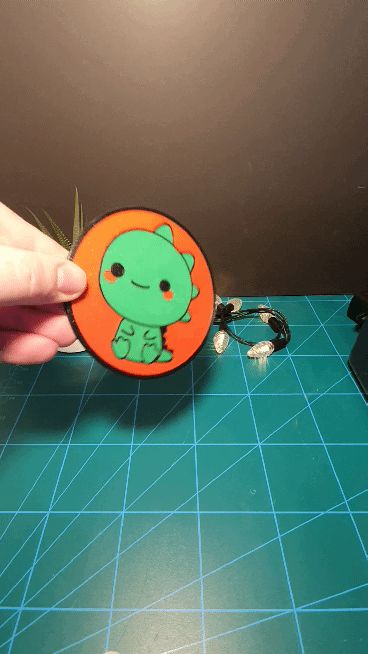 Baby dragon coaster ( 3 colors ams)