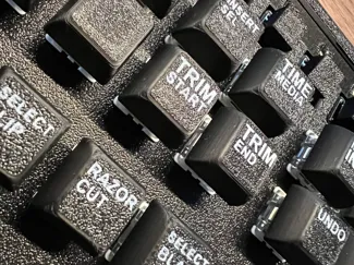 Speed Editor KeyCaps - DaVinci Resolve Shortcuts