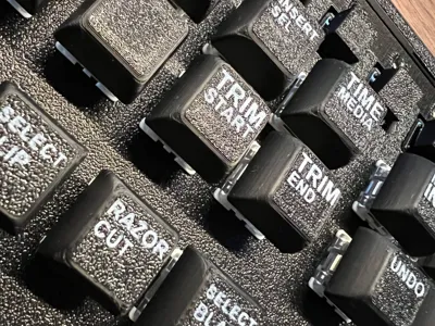 Speed Editor KeyCaps - DaVinci Resolve Shortcuts