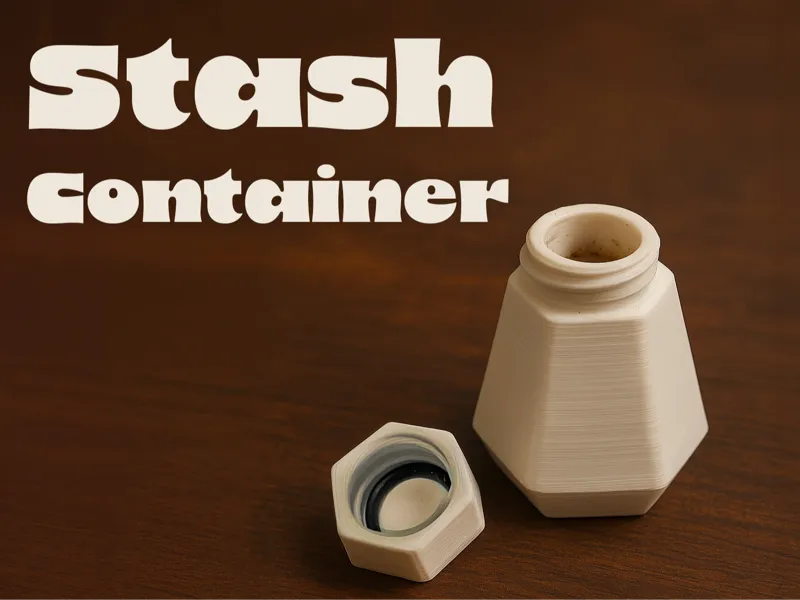 Stash Container / Secret Box / Sealed Mini Box