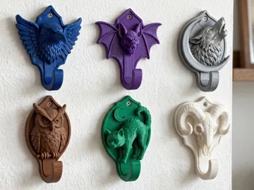 Figura decorativa: Mystic & Nocturnal Creature Wall Hooks — vista de referencia 2
