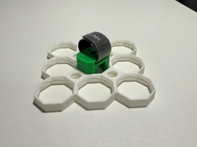 Underware velcro cable tie mount