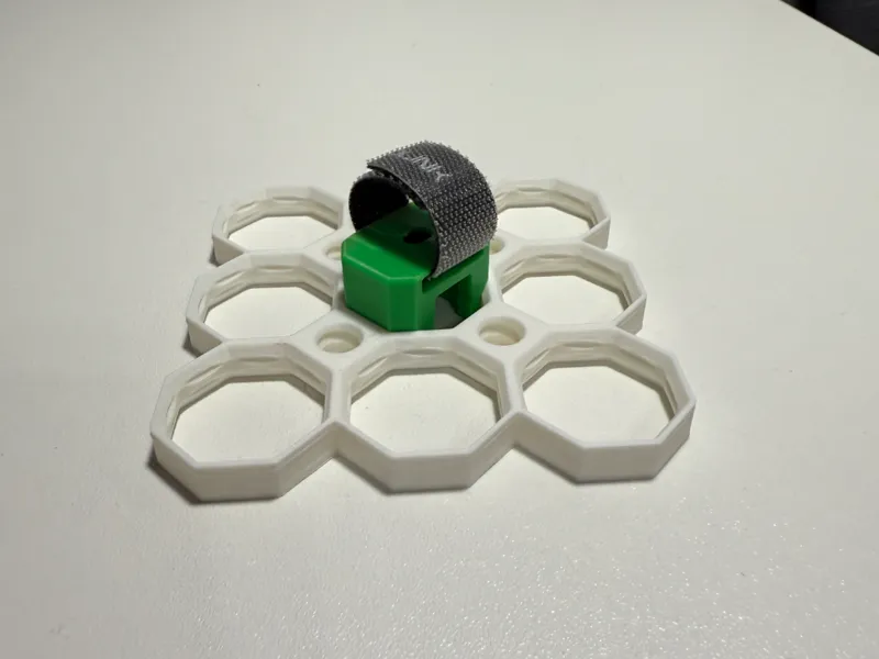 Underware velcro cable tie mount