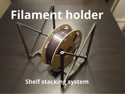Filamament spool holder