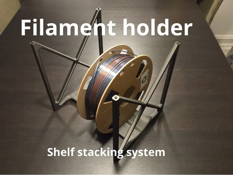 Filamament spool holder
