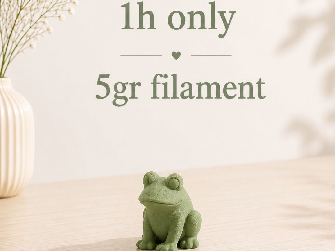 Lucky Frog Mini Figure – Cute Tiny rana