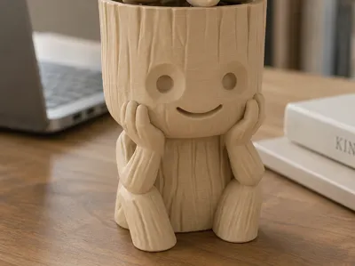 Happy Groot Succulent Planter