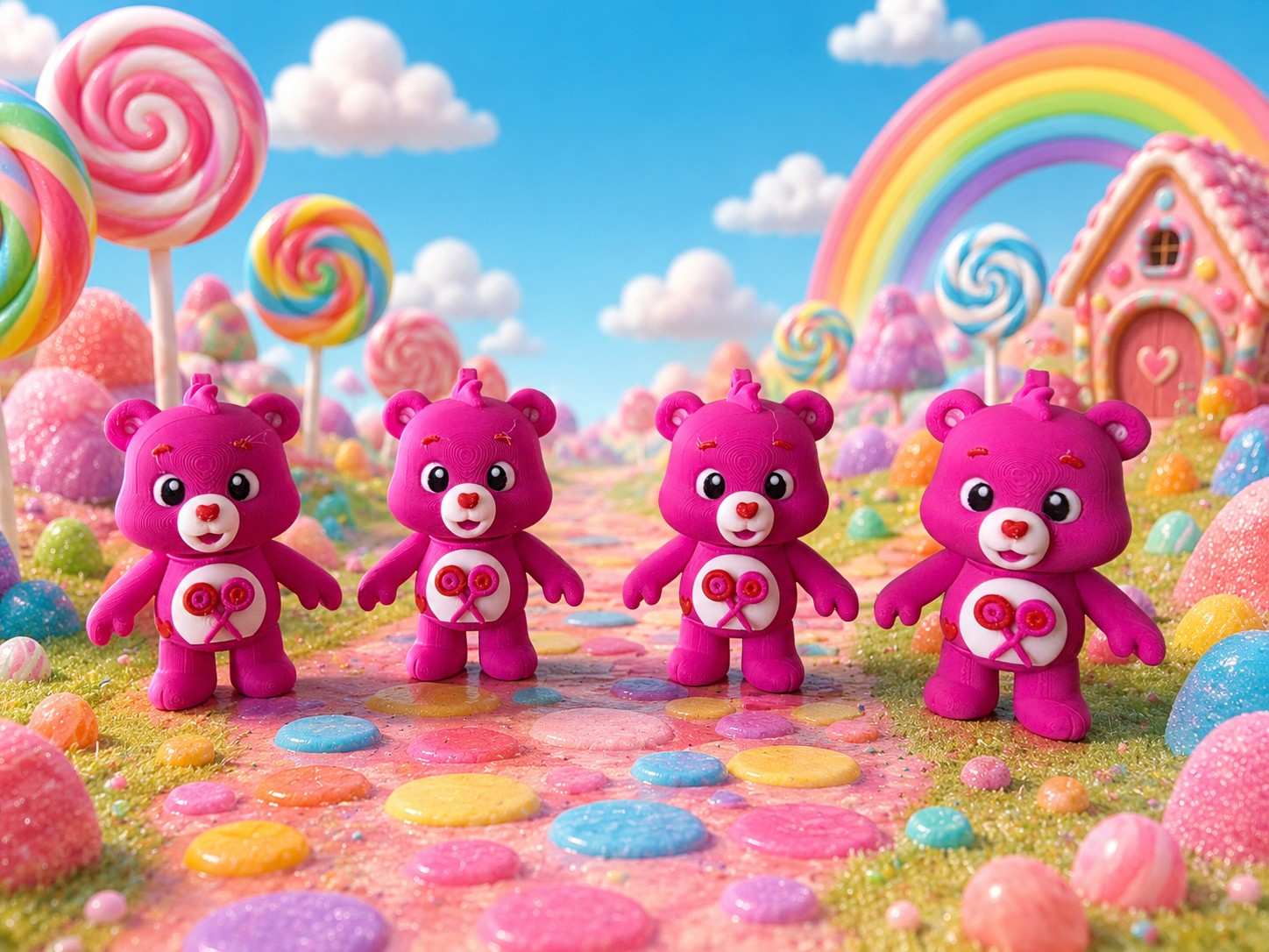 Lollipop carebear articulating 