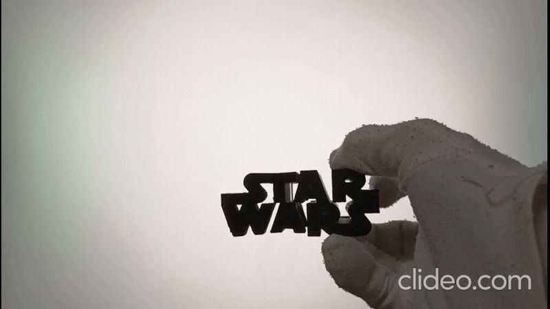 Star Wars Flip Text