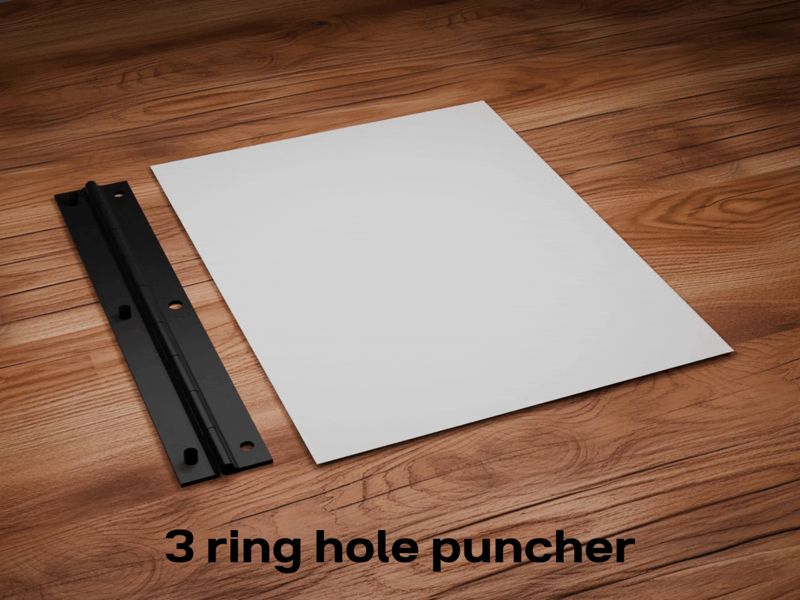 Hole Puncher for Standard 3 Ring Binders