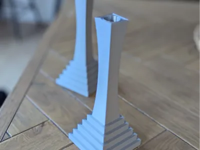 Art Deco candle stick holder